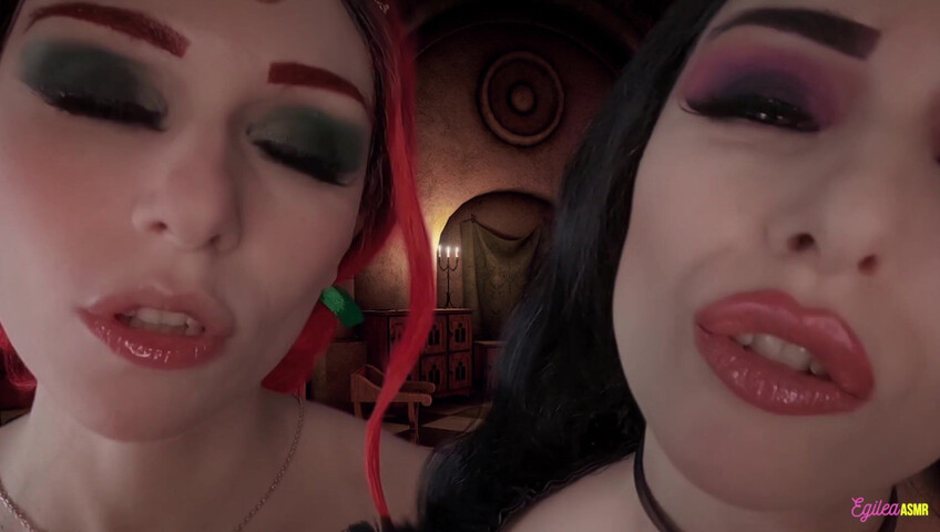 Egilea ASMR - The Witcher- Ciri and Yennefer kisses