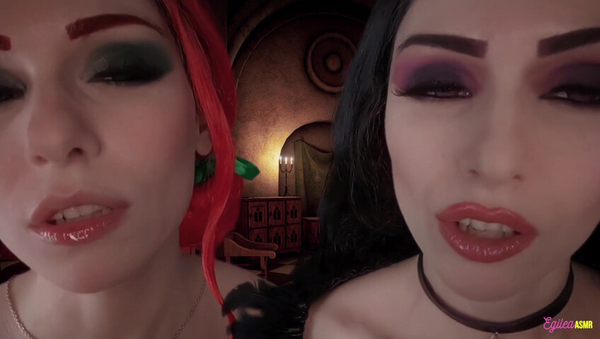 Egilea ASMR - The Witcher- Ciri and Yennefer kisses