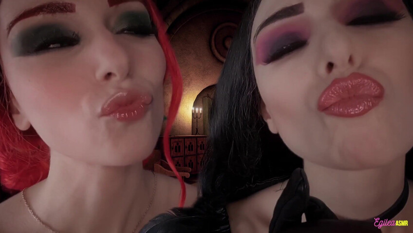 Egilea ASMR - The Witcher- Ciri and Yennefer kisses