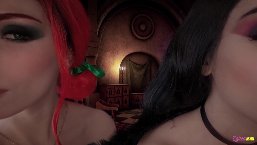 Egilea ASMR - The Witcher- Ciri and Yennefer kisses