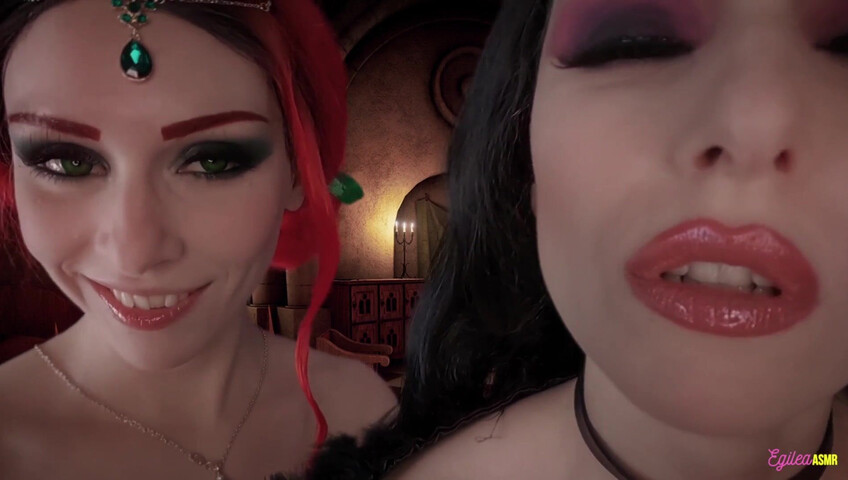 Egilea ASMR - The Witcher- Ciri and Yennefer kisses