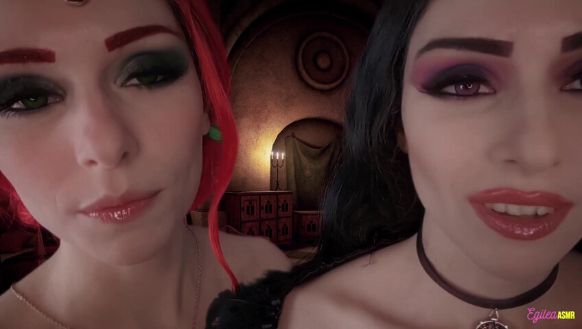 Egilea ASMR - The Witcher- Ciri and Yennefer kisses
