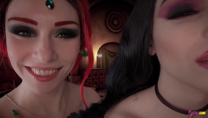 Egilea ASMR - The Witcher- Ciri and Yennefer kisses