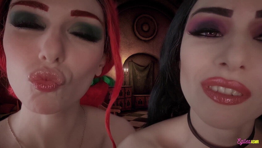 Egilea ASMR - The Witcher- Ciri and Yennefer kisses