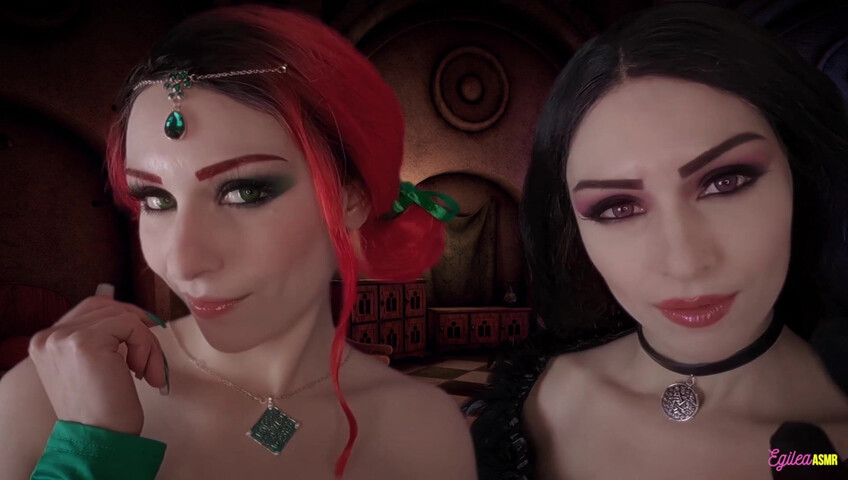 Egilea ASMR - The Witcher- Ciri and Yennefer kisses