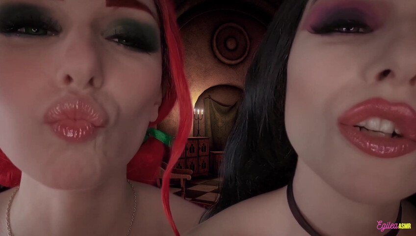 Egilea ASMR - The Witcher- Ciri and Yennefer kisses