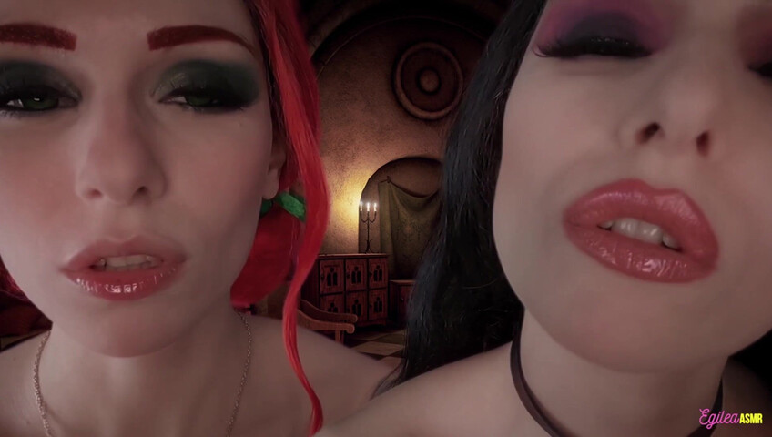 Egilea ASMR - The Witcher- Ciri and Yennefer kisses
