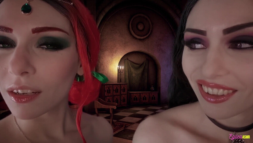 Egilea ASMR - The Witcher- Ciri and Yennefer kisses