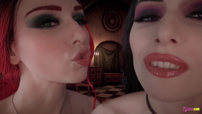 Egilea ASMR - The Witcher- Ciri and Yennefer kisses