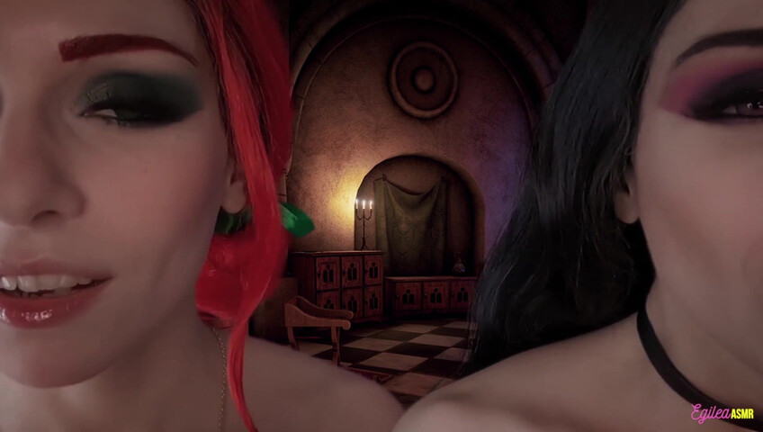 Egilea ASMR - The Witcher- Ciri and Yennefer kisses