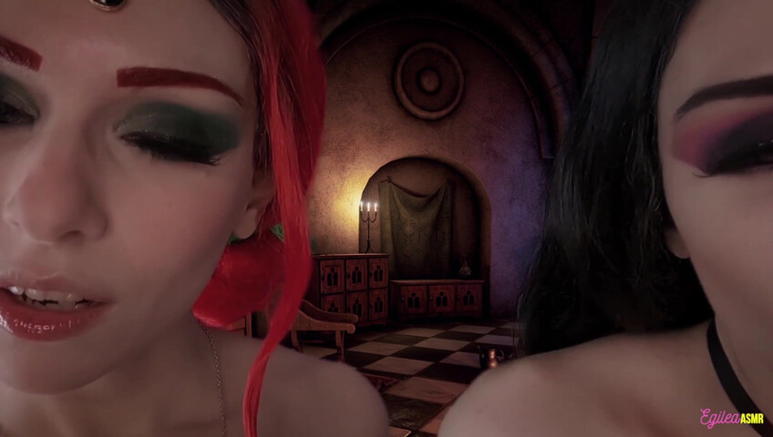 Egilea ASMR - The Witcher- Ciri and Yennefer kisses