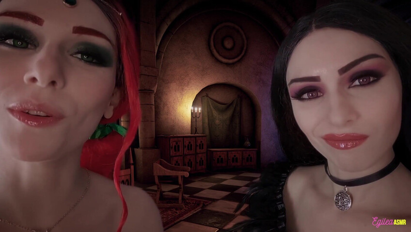 Egilea ASMR - The Witcher- Ciri and Yennefer kisses