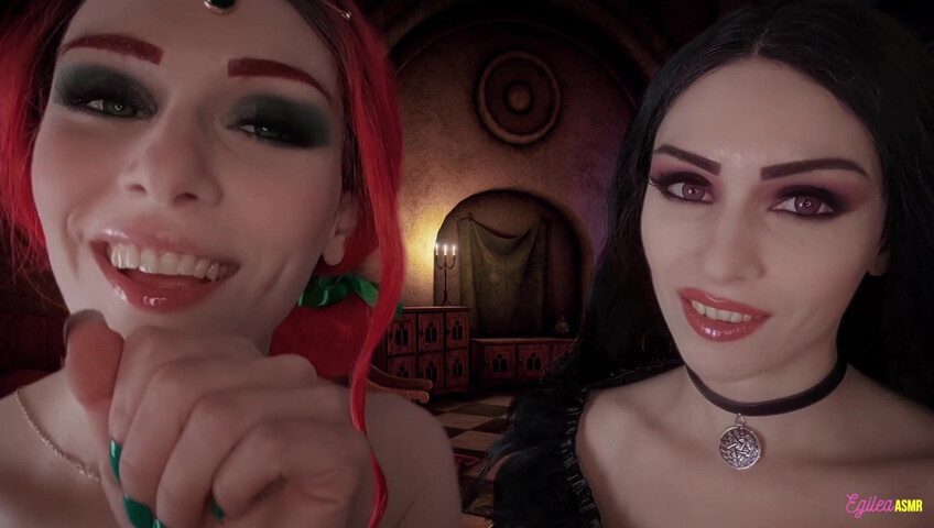Egilea ASMR - The Witcher- Ciri and Yennefer kisses