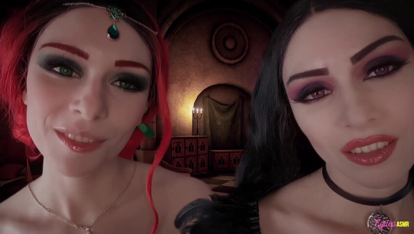 Egilea ASMR - The Witcher- Ciri and Yennefer kisses