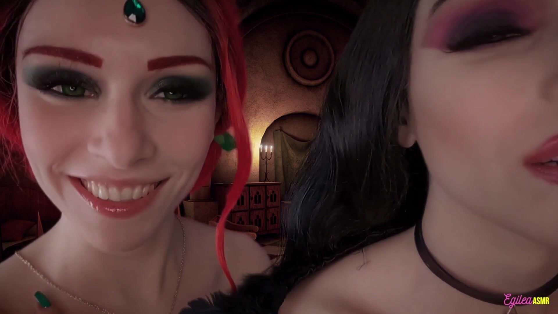 Egilea ASMR - The Witcher- Ciri and Yennefer kisses