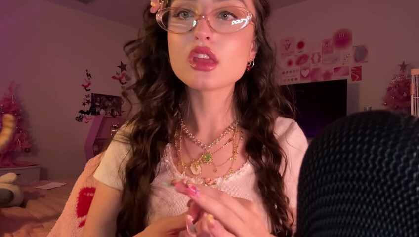 BeeBee ASMR - ASMR LOVE BOMB TRIGGER Hand Sounds, Mouth Sounds, Positive Affirmations