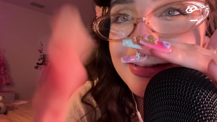 BeeBee ASMR - ASMR LOVE BOMB TRIGGER Hand Sounds, Mouth Sounds, Positive Affirmations