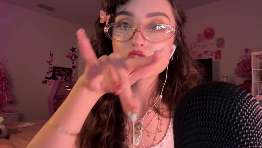 BeeBee ASMR - ASMR LOVE BOMB TRIGGER Hand Sounds, Mouth Sounds, Positive Affirmations