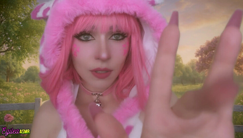 Egilea ASMR - 21 Aug 2025 - Your Pink Sexy Cow Girl Gets a Little Too Close