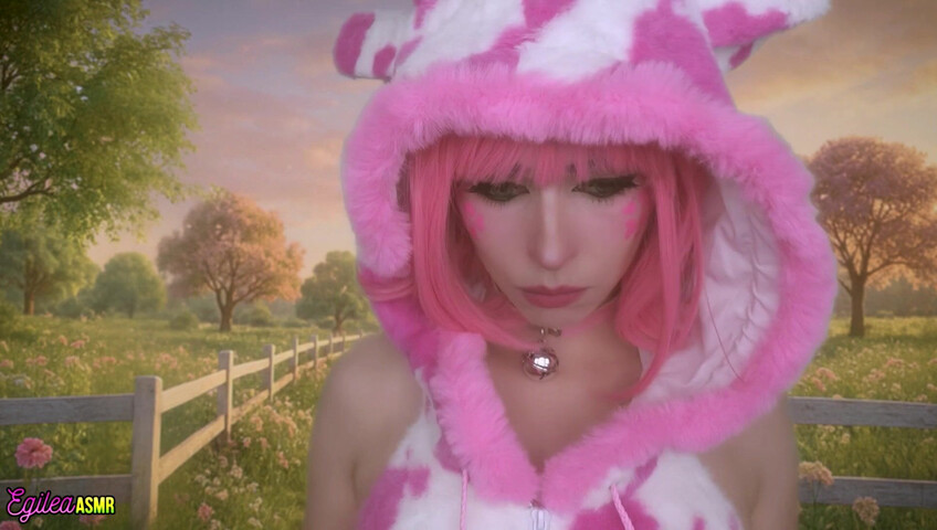 Egilea ASMR - 21 Aug 2025 - Your Pink Sexy Cow Girl Gets a Little Too Close