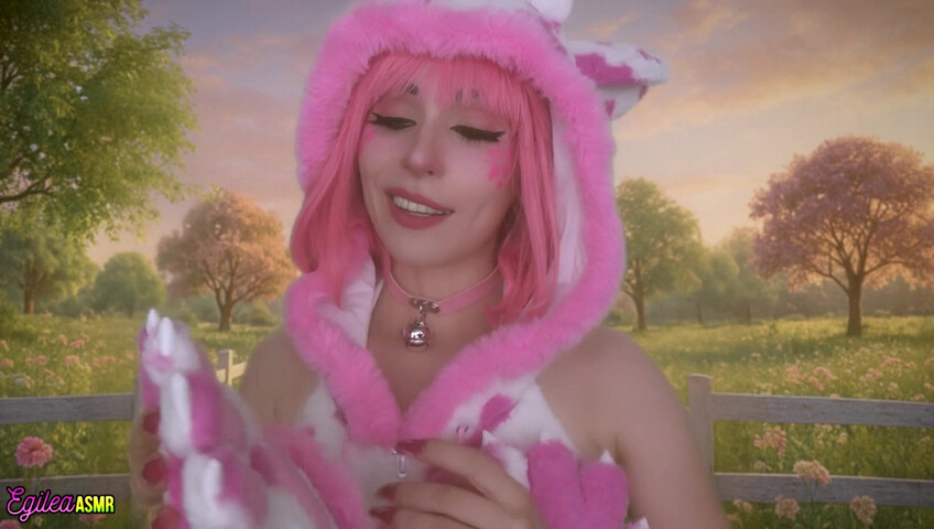 Egilea ASMR - 21 Aug 2025 - Your Pink Sexy Cow Girl Gets a Little Too Close
