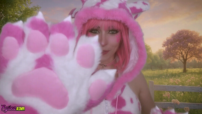 Egilea ASMR - 21 Aug 2025 - Your Pink Sexy Cow Girl Gets a Little Too Close