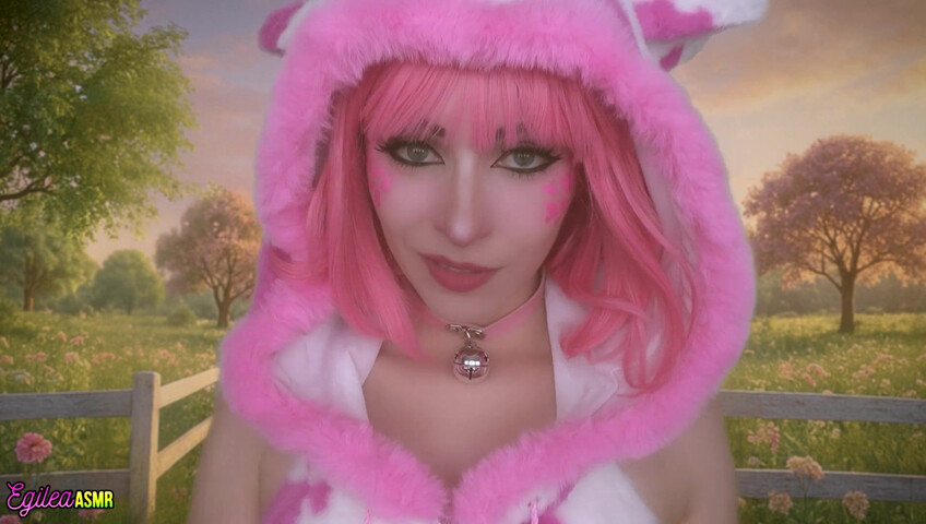 Egilea ASMR - 21 Aug 2025 - Your Pink Sexy Cow Girl Gets a Little Too Close