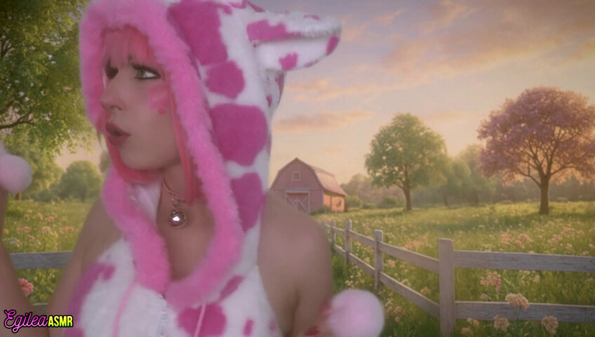 Egilea ASMR - 21 Aug 2025 - Your Pink Sexy Cow Girl Gets a Little Too Close