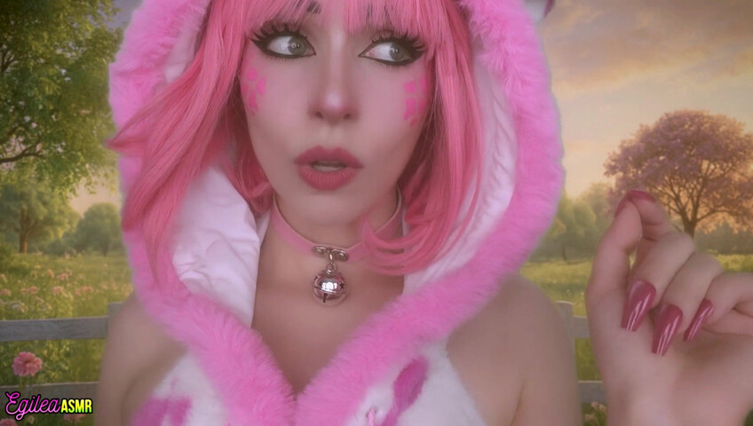 Egilea ASMR - 21 Aug 2025 - Your Pink Sexy Cow Girl Gets a Little Too Close