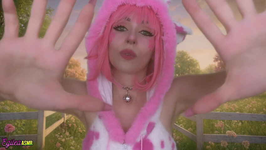 Egilea ASMR - 21 Aug 2025 - Your Pink Sexy Cow Girl Gets a Little Too Close