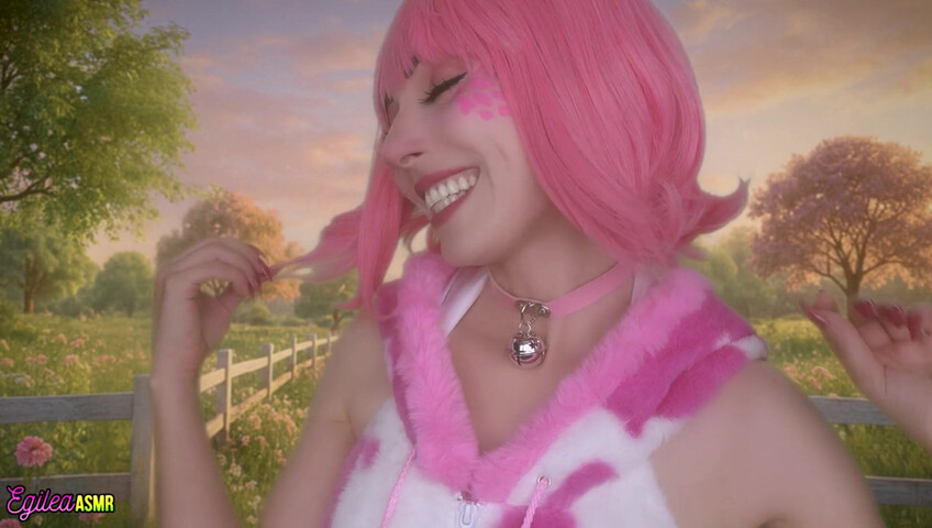 Egilea ASMR - 21 Aug 2025 - Your Pink Sexy Cow Girl Gets a Little Too Close