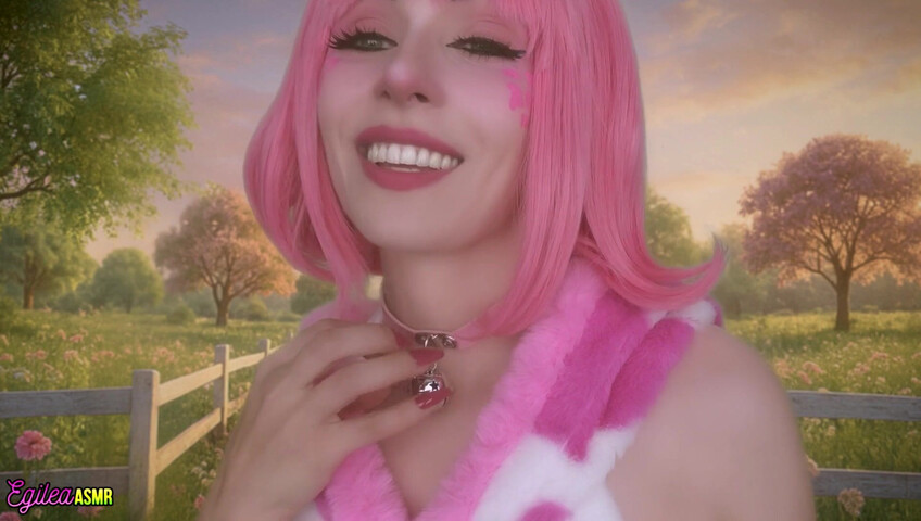 Egilea ASMR - 21 Aug 2025 - Your Pink Sexy Cow Girl Gets a Little Too Close