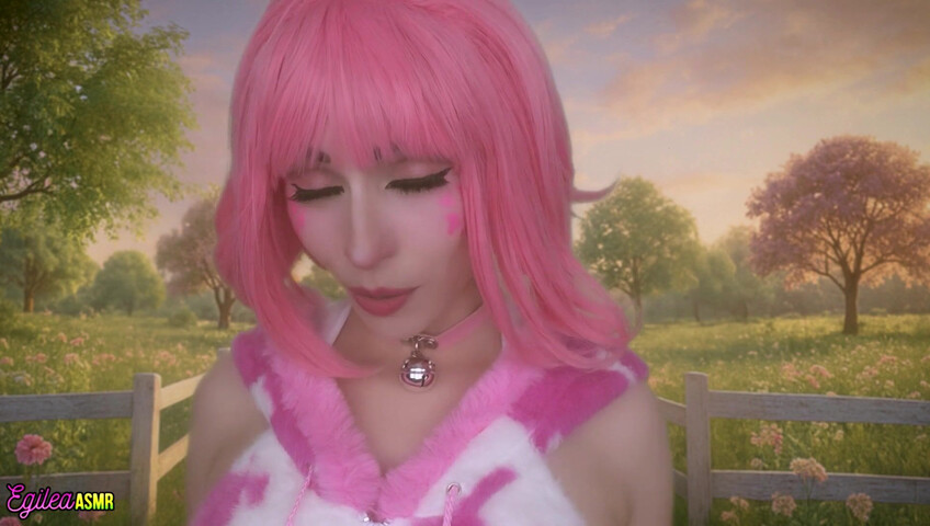 Egilea ASMR - 21 Aug 2025 - Your Pink Sexy Cow Girl Gets a Little Too Close