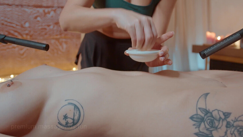 ASMR Massage - 22 Aug 2025 - Front Relaxing Massage by Lina to Nika