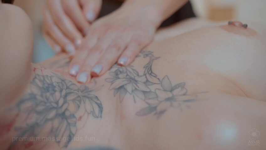 ASMR Massage - 22 Aug 2025 - Front Relaxing Massage by Lina to Nika