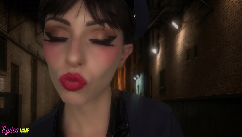 Egilea ASMR - Police Woman Kisses You, You Are Such a Criminal