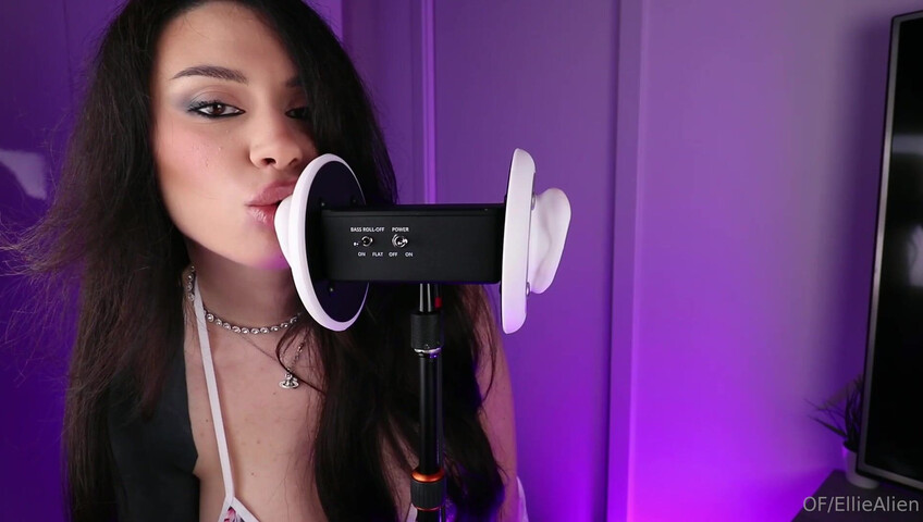 Ellie Alien ASMR - 5 Sep 2025 - SEXY BIKINI | SENSUAL STICKY KISS & SPIT PAINTING