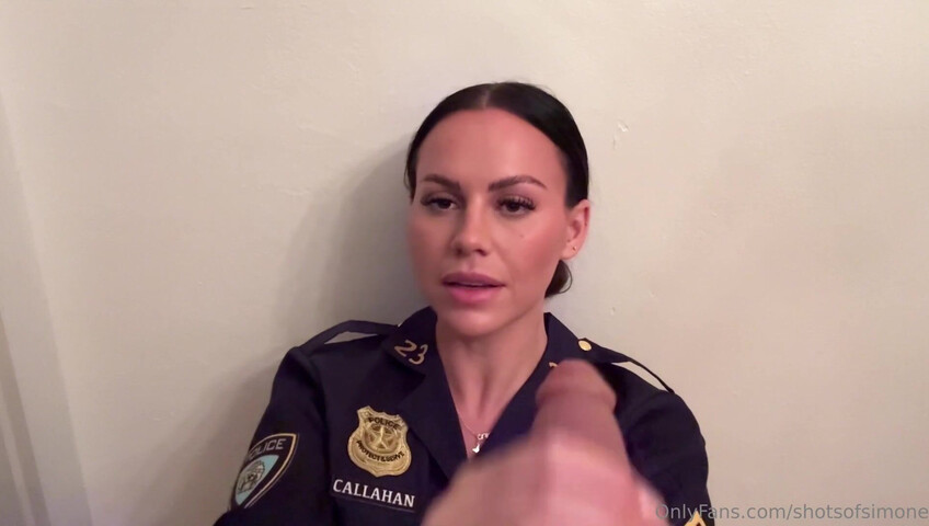 ShotsofSimone  - 22 Aug 2025 - Officer Simone Inspects Your Dick