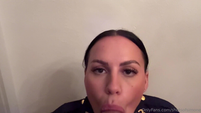 ShotsofSimone  - 22 Aug 2025 - Officer Simone Inspects Your Dick