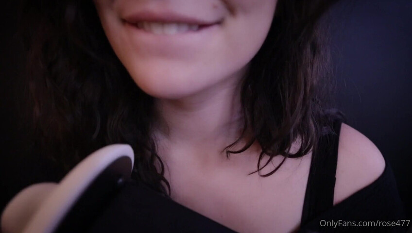 Rose ASMR - Licking & Sucking Dildo ASMR