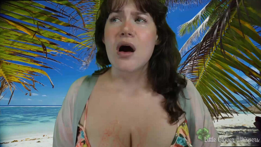 Little Clover Whispers - Blowjob at the beach