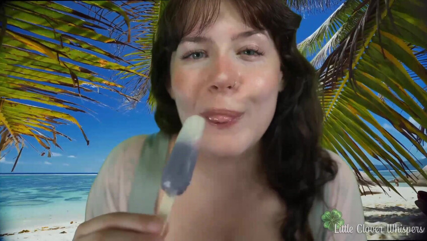 Little Clover Whispers - Blowjob at the beach