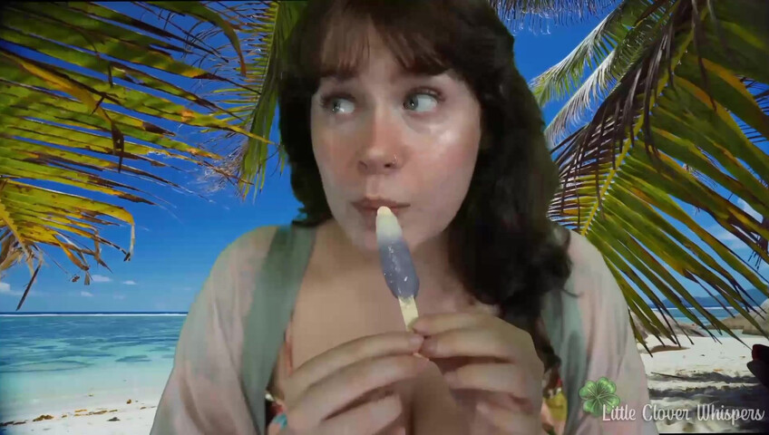 Little Clover Whispers - Blowjob at the beach