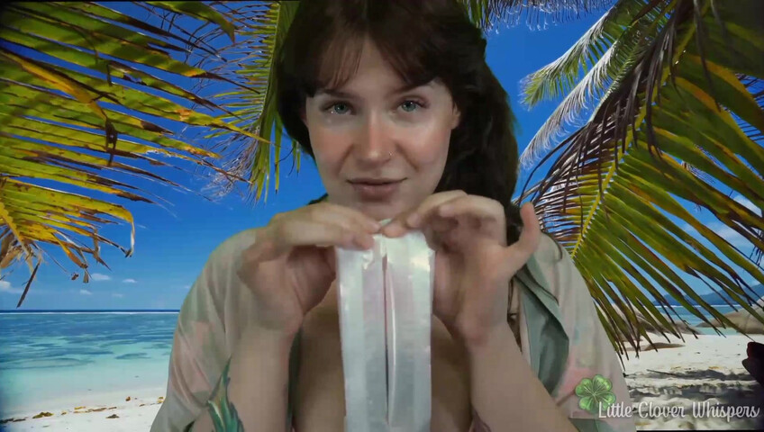 Little Clover Whispers - Blowjob at the beach