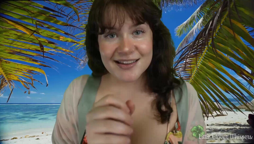 Little Clover Whispers - Blowjob at the beach