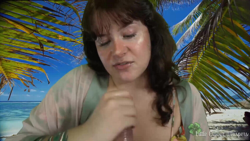 Little Clover Whispers - Blowjob at the beach