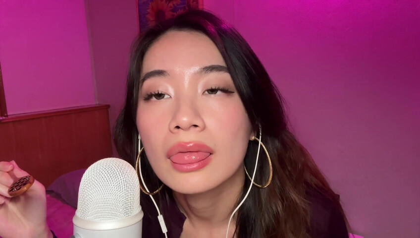Lin ASMR - Jam Eating Mouth Sounds​