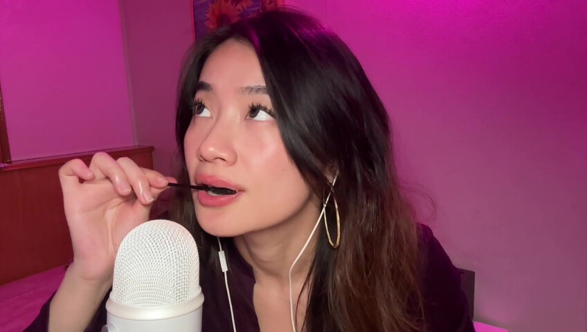 Lin ASMR - Jam Eating Mouth Sounds​