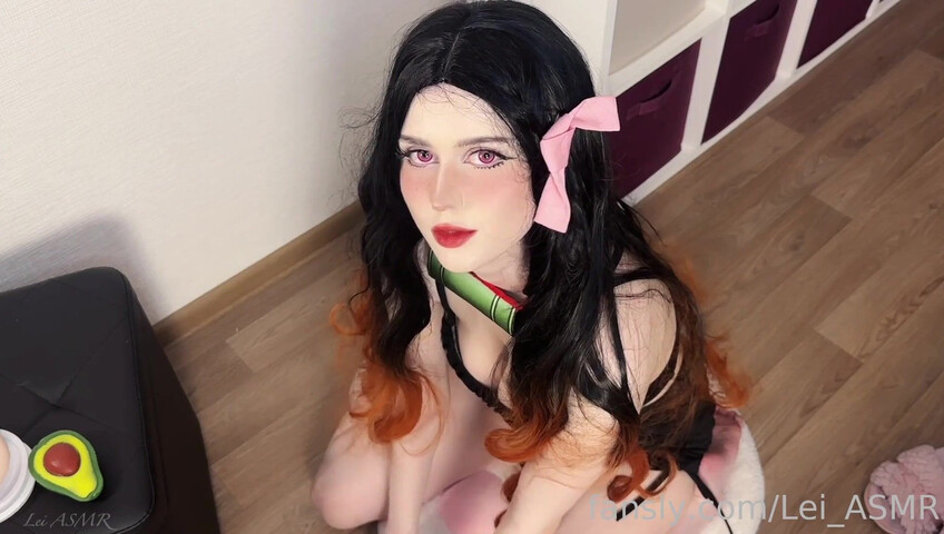Lei ASMR - 17 Aug 2025 - Sexy Nezuko Cosplay | Floor Tapping