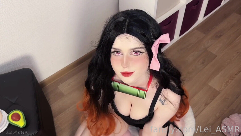 Lei ASMR - 17 Aug 2025 - Sexy Nezuko Cosplay | Floor Tapping